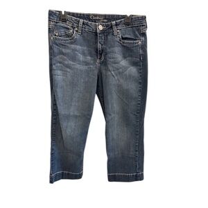 Women’s Common Genes denim capri’s size 12